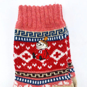 Moomin Fair Isle Little My Slipper Socks - BouChic 