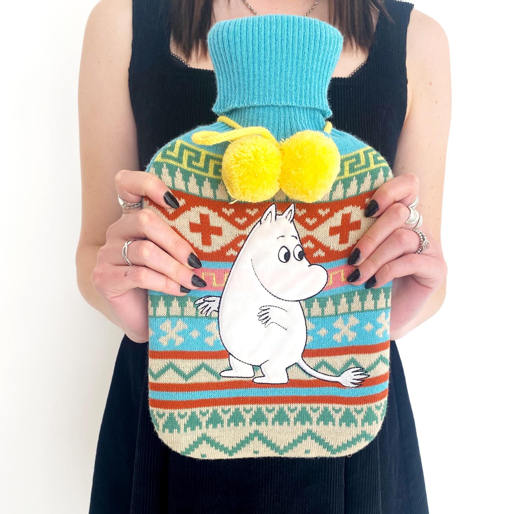 Moomin Fairisle Hot Water Bottle - BouChic 