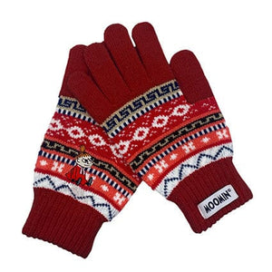 Moomin Fairisle Little My Gloves - BouChic 