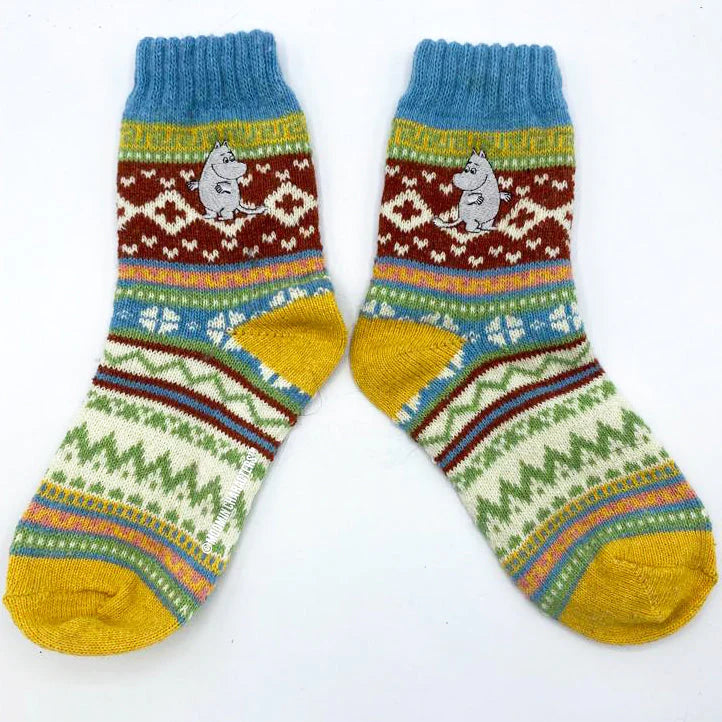 Moomin Fairisle Moomin Socks - BouChic 