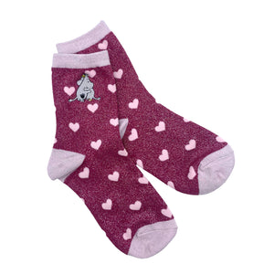 Moomin Love Glitter Socks - BouChic 