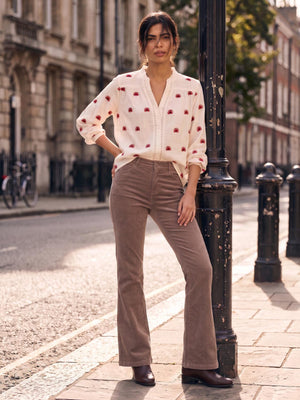 Nooki Alexis Corduroy Trousers Brown Trousers BouChic | Homeware, Fashion, Gifts, Accessories 