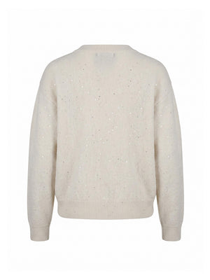 Nooki Chatsworth Bow Jumper Cream Jumper BouChic | Homeware, Fashion, Gifts, Accessories 