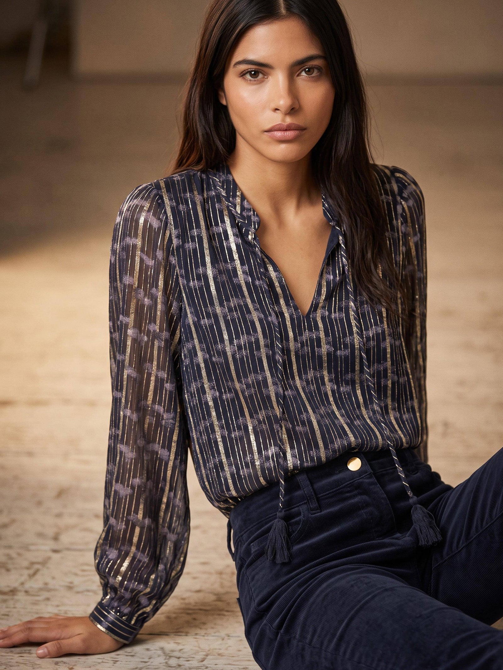 Nooki Ellen Blouse Multi - BouChic