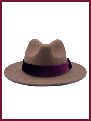 Nooki Frankie Wool Fedora Hat Mink Hat BouChic 