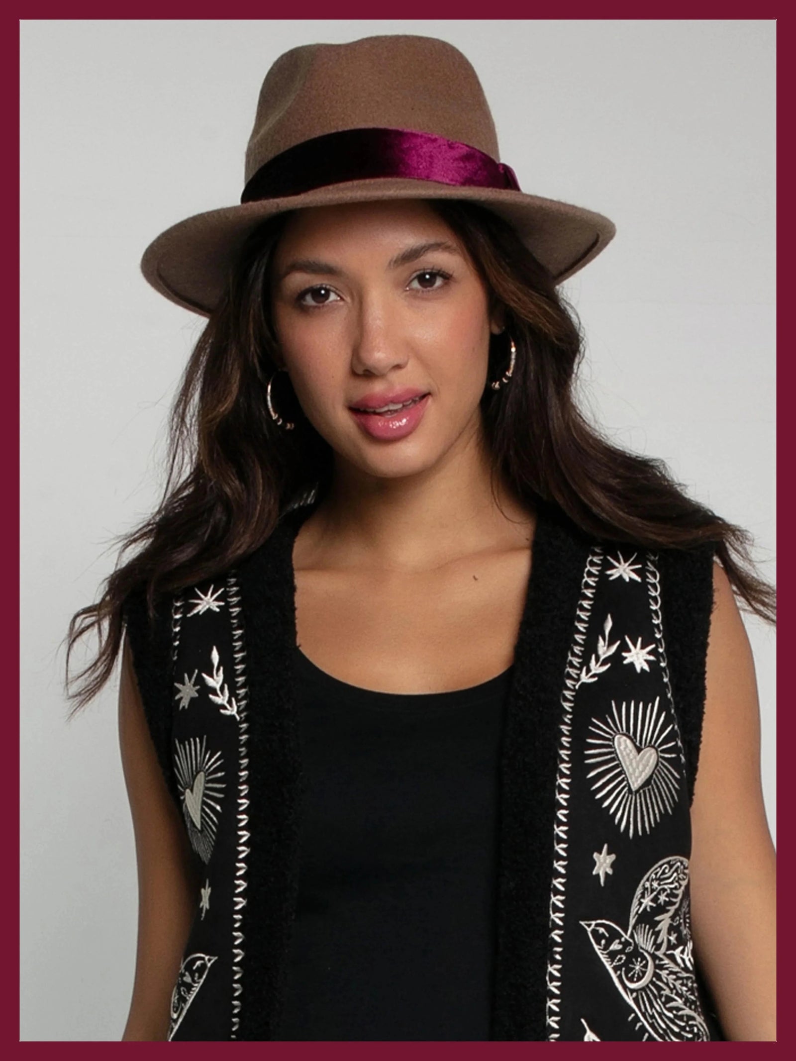 Nooki Frankie Wool Fedora Hat Mink Hat BouChic 