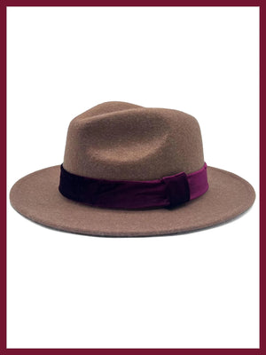 Nooki Frankie Wool Fedora Hat Mink Hat BouChic 