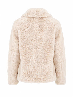 Nooki Galaxy Faux Fur Jacket Cream jacket BouChic | Homeware, Fashion, Gifts, Accessories 