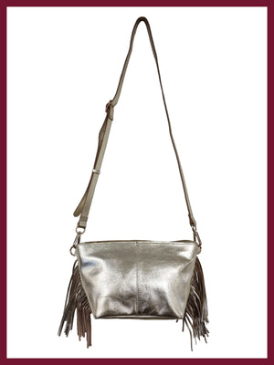 Nooki Kingston Tassle Cross Body Bag - Gold Crossbody Bag BouChic 