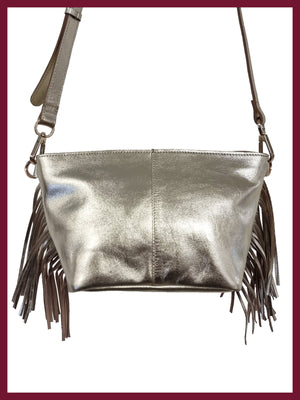 Nooki Kingston Tassle Cross Body Bag - Gold Crossbody Bag BouChic 