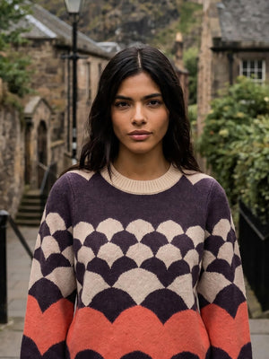 Nooki Mabel Knit Jumper Chocolate Mix Jumper BouChic | Homeware, Fashion, Gifts, Accessories 