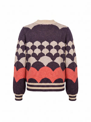 Nooki Mabel Knit Jumper Chocolate Mix Jumper BouChic | Homeware, Fashion, Gifts, Accessories 