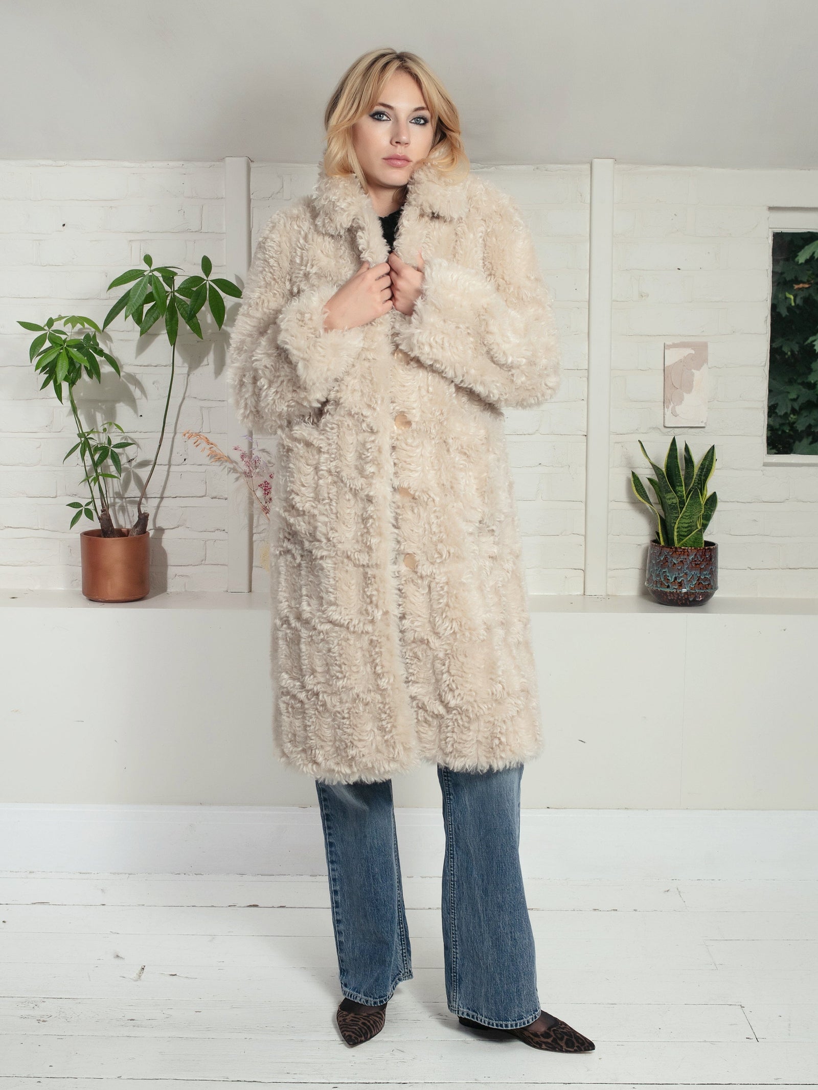 Nooki Rowena Shaggy Coat Coat BouChic 