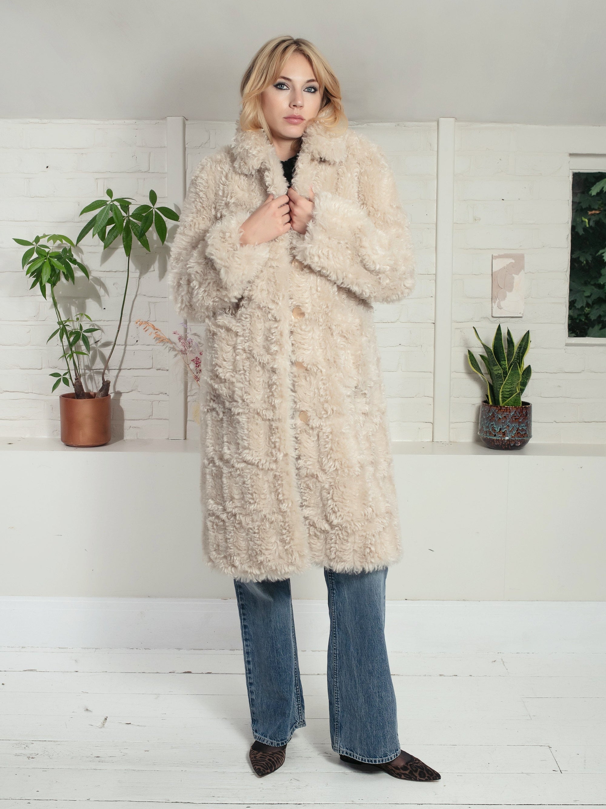 Nooki Rowena Shaggy Coat Coat BouChic 