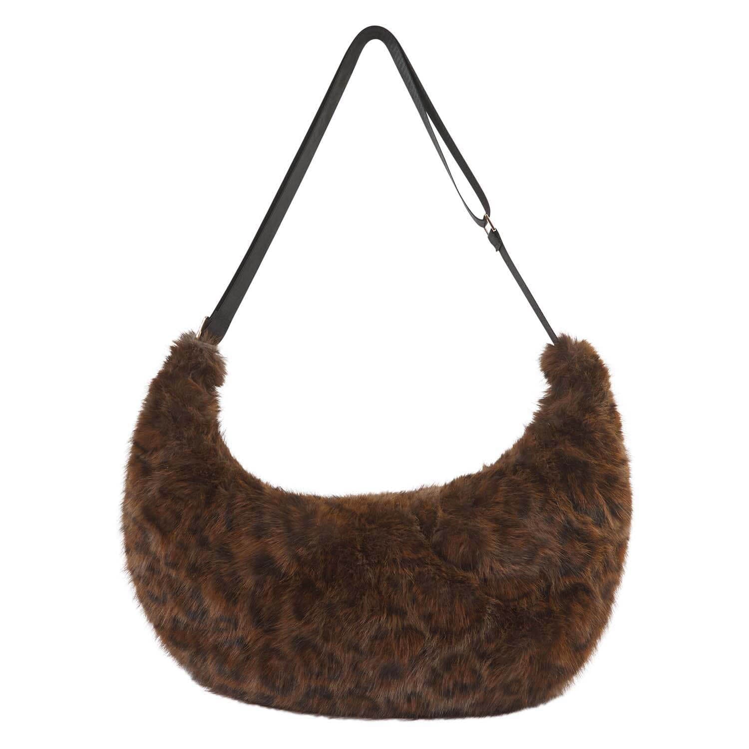 Nooki Sasha Slouch Bag In Chocolate Leo Slouch Bag BouChic 