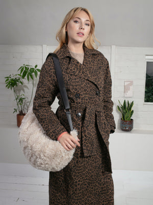 Nooki Stacy Mac in Chocolate Leopard Coat BouChic 
