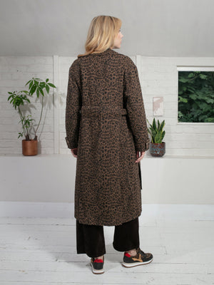 Nooki Stacy Mac in Chocolate Leopard Coat BouChic 