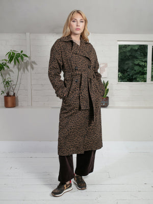 Nooki Stacy Mac in Chocolate Leopard Coat BouChic 