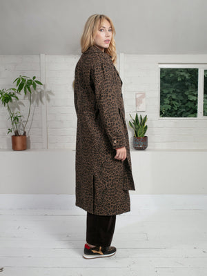 Nooki Stacy Mac in Chocolate Leopard Coat BouChic 