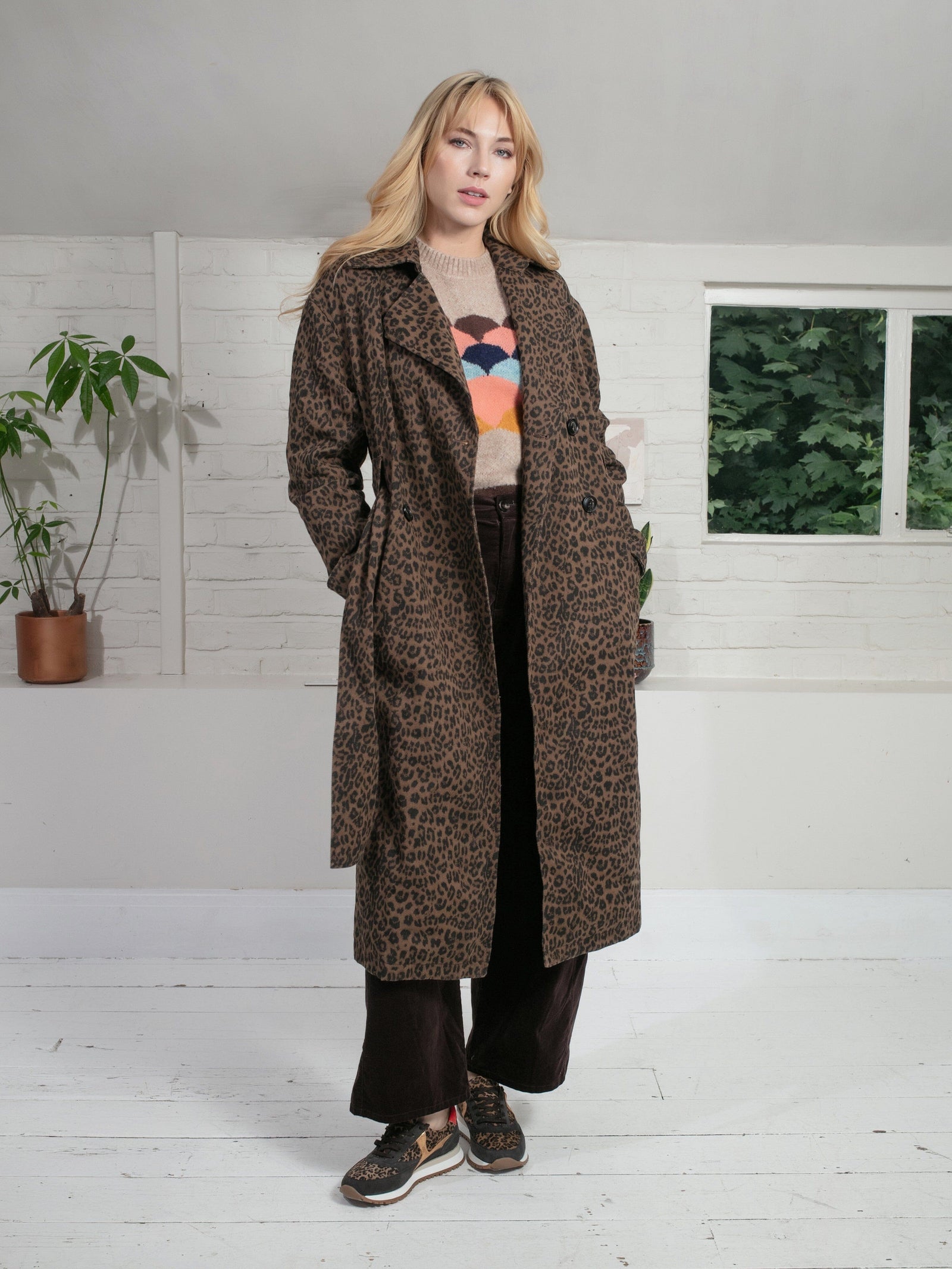 Nooki Stacy Mac in Chocolate Leopard Coat BouChic 