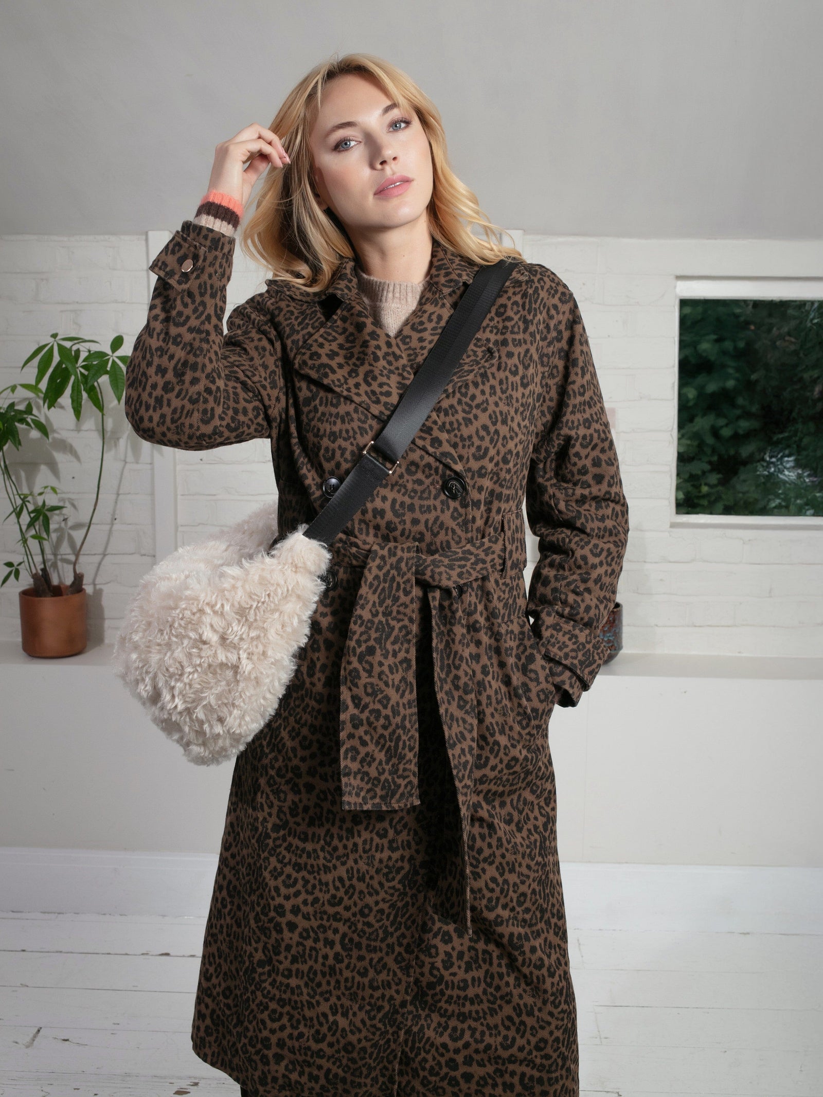 Nooki Stacy Mac in Chocolate Leopard Coat BouChic 