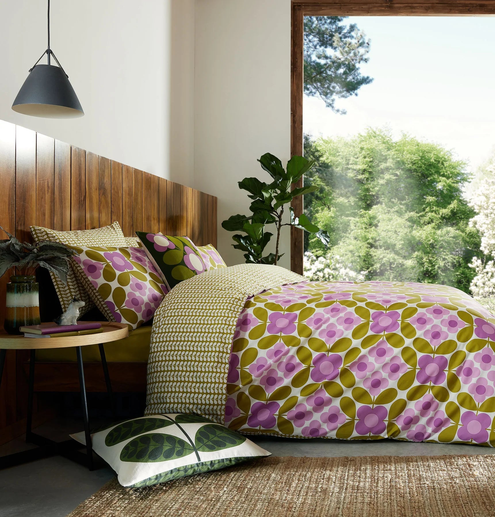 Orla Kiely Bed Linen Duvet Set Flower Tile - BouChic 