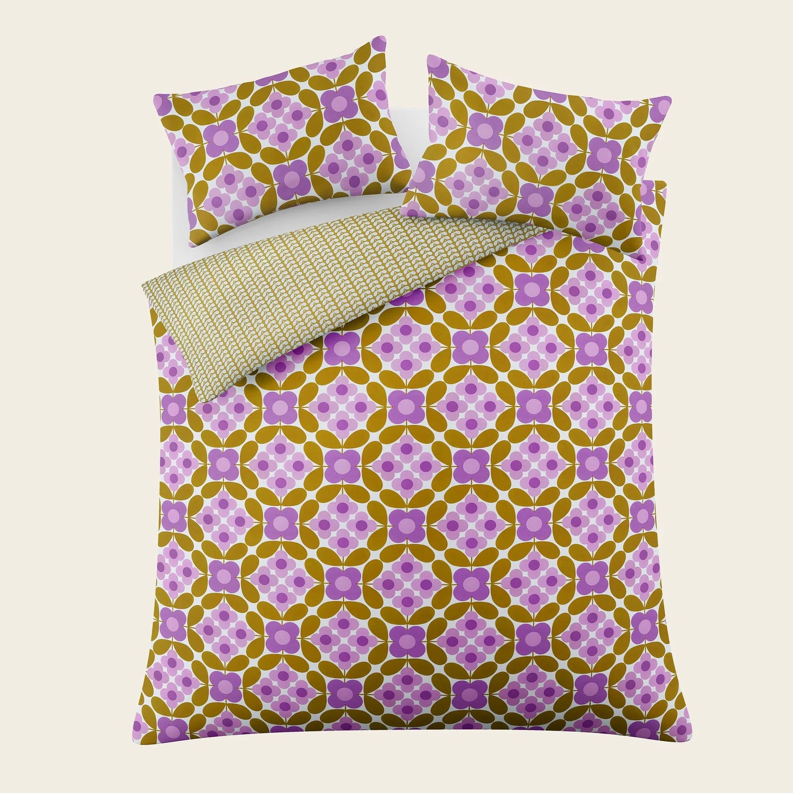 Orla Kiely Bed Linen Duvet Set Flower Tile - BouChic 