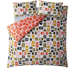 Orla Kiely Duvet Set Paprika Including 2 Pillowcases - BouChic 