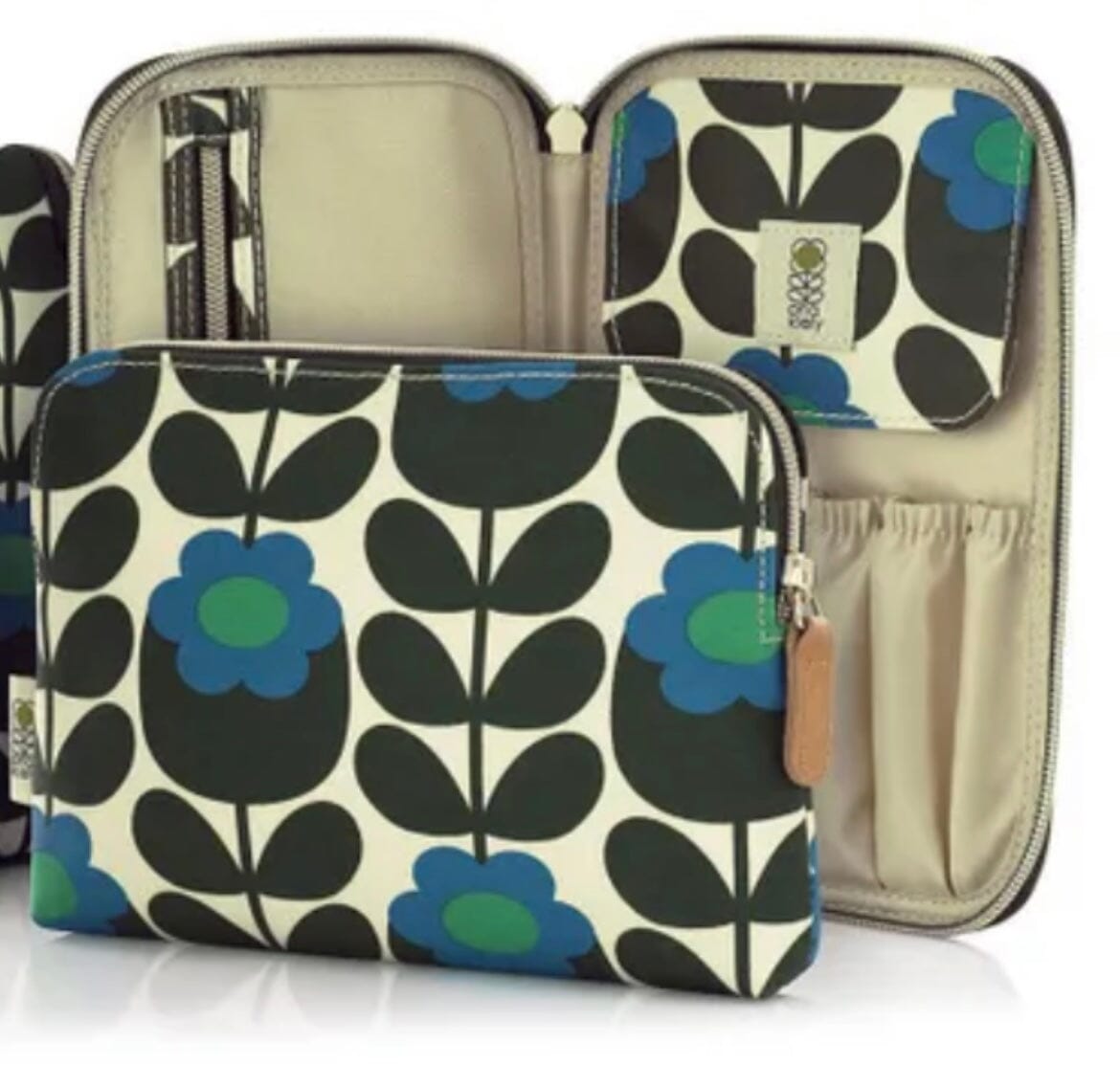 Orla Kiely Sycamore Seed Make Up Brush Holder - BouChic