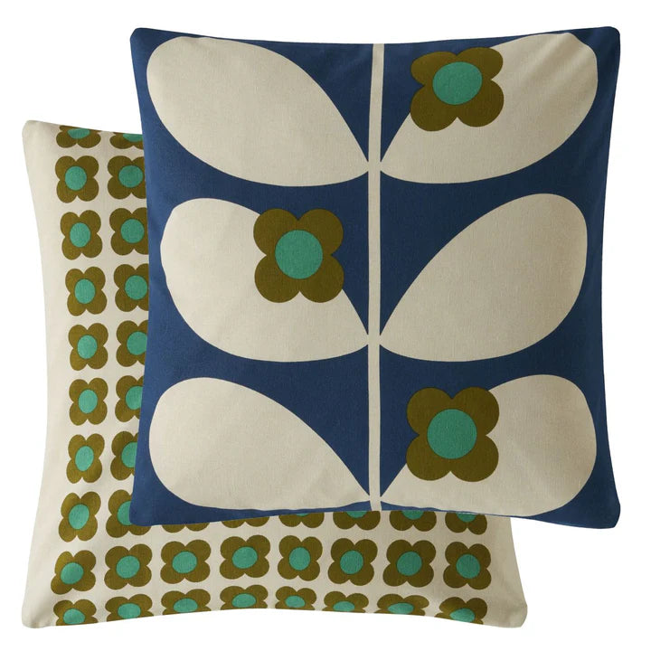 Orla Kiley Cushion Wild Rose Navy - BouChic 