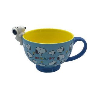 Peanuts Ceramic Cup House of Disaster 'Be Happy' - BouChic