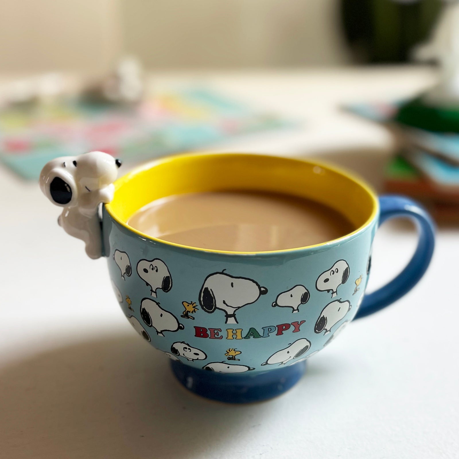 Peanuts Ceramic Cup 'Be Happy' - BouChic