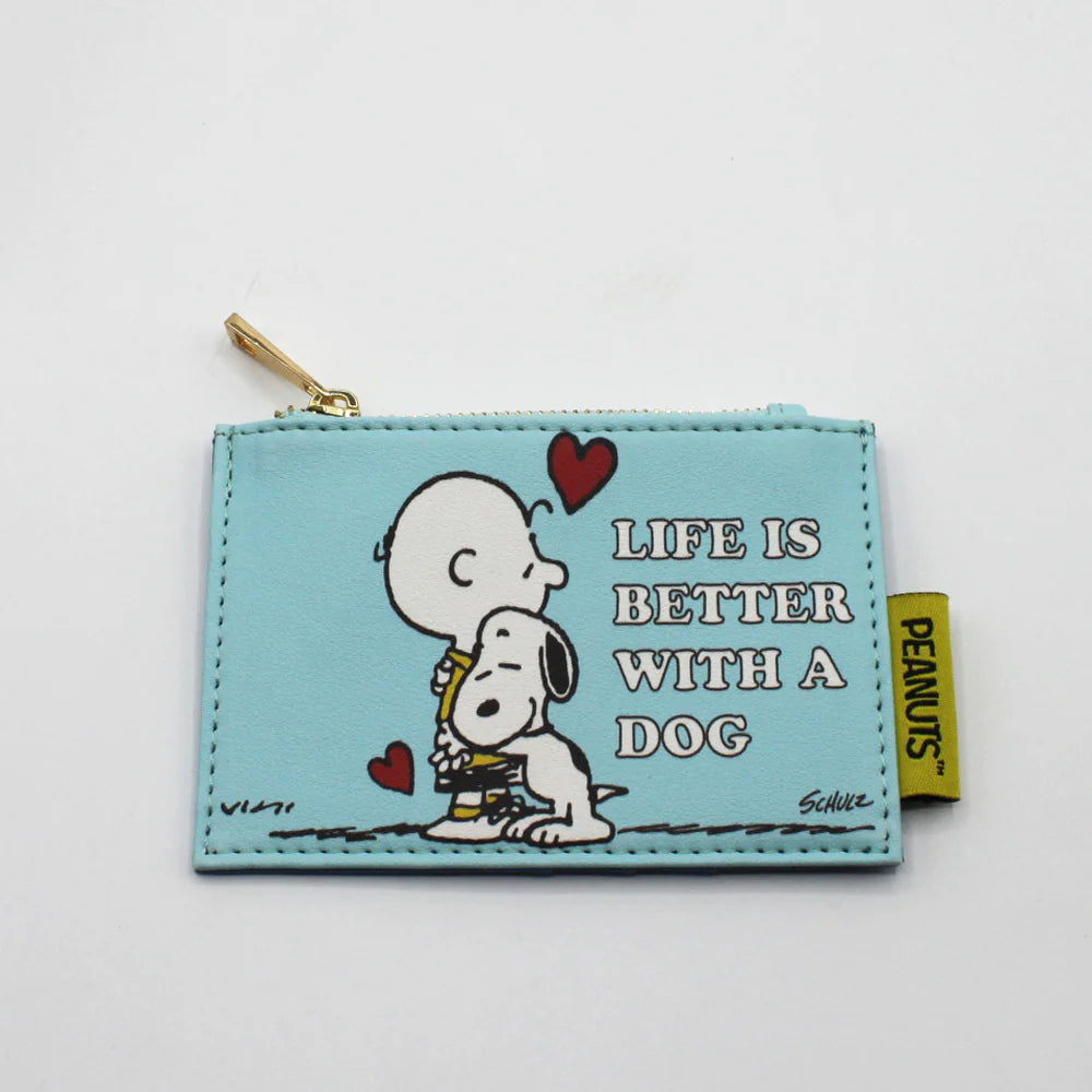 Peanuts 'Life is better with a Dog' Zip Purse Zip Purse BouChic 