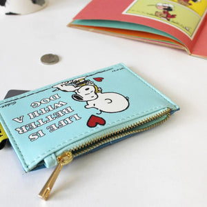 Peanuts 'Life is better with a Dog' Zip Purse - BouChic