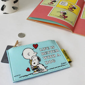 Peanuts 'Life is better with a Dog' Zip Purse Zip Purse BouChic 