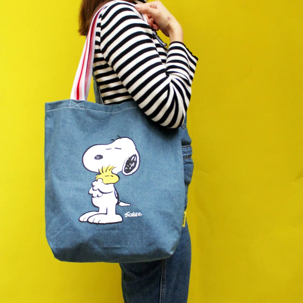 Peanuts "Love" Denim Tote - BouChic