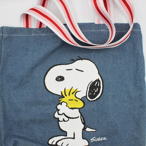 Peanuts "Love" Denim Tote Peanuts "Love" Denim Tote Bag BouChic 