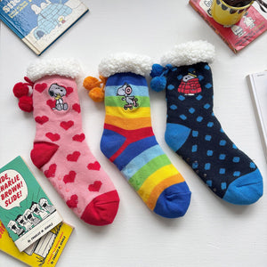 Peanuts Love Heart Slipper Socks Slipper Socks BouChic 
