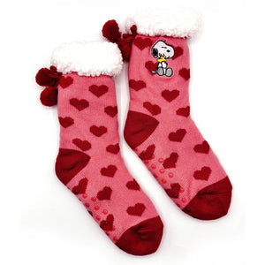 Peanuts Love Heart Slipper Socks Slipper Socks BouChic 