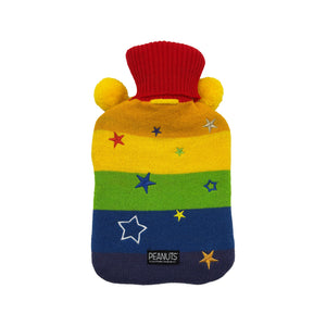 Peanuts Rainbow Hot Water Bottle Hot Water Bottle BouChic | Homeware, Fashion, Gifts, Accessories 