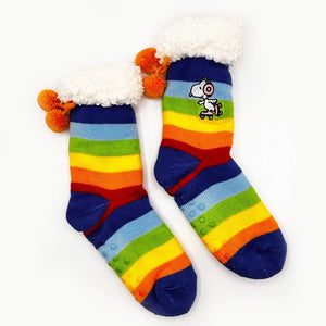 Peanuts Rainbow Slipper Socks Slipper Socks BouChic 