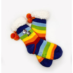 Peanuts Rainbow Slipper Socks Slipper Socks BouChic 