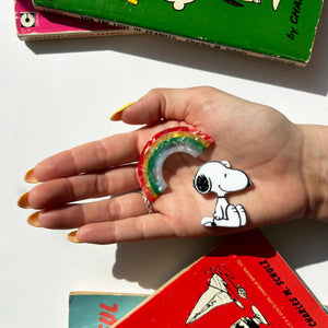 Peanuts Rainbow Snoopy Hairclips - BouChic