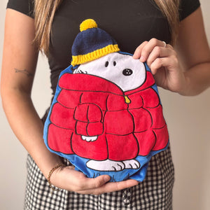 Peanuts Snoopy Coat Hot Water Bottle Hot Water Bottle BouChic | Homeware, Fashion, Gifts, Accessories 