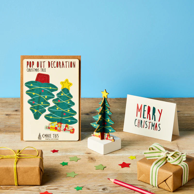 Pop Out Card Christmas Tree - BouChic 