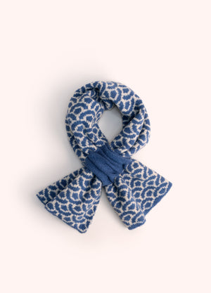 Powder Agatha Scarf in Denim Mix Ladies Scarf BouChic | Homeware, Fashion, Gifts, Accessories 