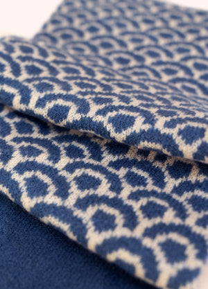 Powder Agatha Scarf in Denim Mix Ladies Scarf BouChic | Homeware, Fashion, Gifts, Accessories 