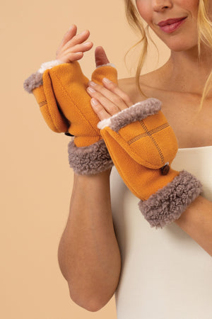Powder Anna Gloves Tangerine - BouChic 