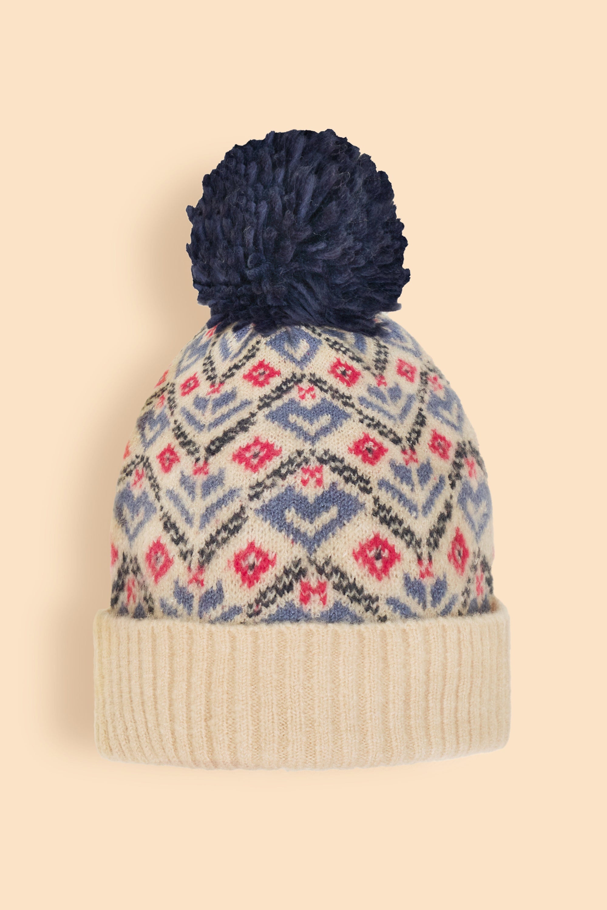 Powder Kristi Bobble Hat - Cream Mix - BouChic 