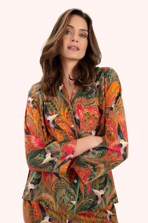 Powder Marbled Swallows Pyjamas Pyjamas BouChic 